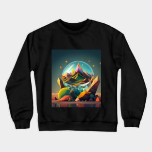 Abstract Desert Landscape Crewneck Sweatshirt